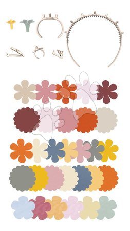 Basteln und Kreativsets - Ersatzmaterial für die Herstellung von Blumen-Schmuck Crea Flower Jewelry Refill Smoby - 3