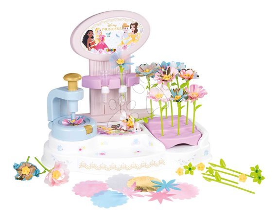 Kreative und didaktische Spielzeuge vom Hersteller Smoby | Seite 2 - Blumenladen mit eigener Blumenherstellung Disney Prinzessinnen Flower Market von Smoby