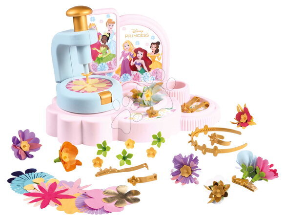 Lojas para crianças - Ateliê de flores com produção própria de joias florais Princezné Disney Flower Jewelry Studio Smoby