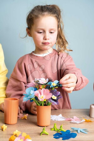 Obchody pro děti - Květinářství s vlastní výrobou textilních květů Crea My Flower Factory Smoby - 6