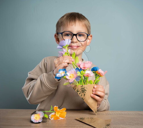 Obchody pro děti - Květinářství s vlastní výrobou textilních květů Crea My Flower Factory Smoby - 14