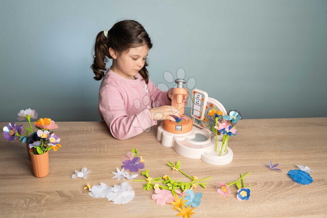 Obchody pro děti - Květinářství s vlastní výrobou textilních květů Crea My Flower Factory Smoby - 20