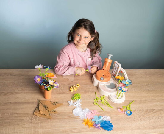 Obchody pro děti - Květinářství s vlastní výrobou textilních květů Crea My Flower Factory Smoby - 21