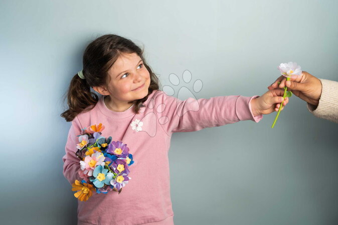 Obchody pro děti - Květinářství s vlastní výrobou textilních květů Crea My Flower Factory Smoby - 24