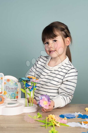 Obchody pro děti - Květinářství s vlastní výrobou textilních květů Crea My Flower Factory Smoby - 26
