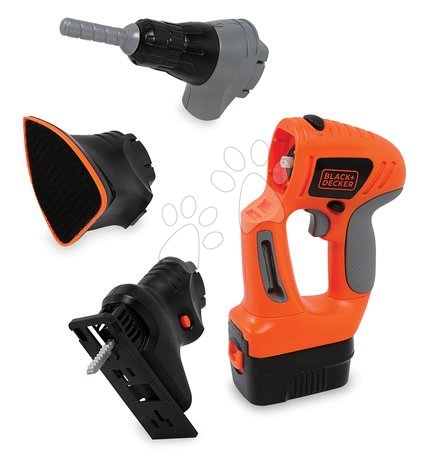 Dětská dílna a nástroje - Pracovní nářadí 3v1 Black+Decker Evo Smoby