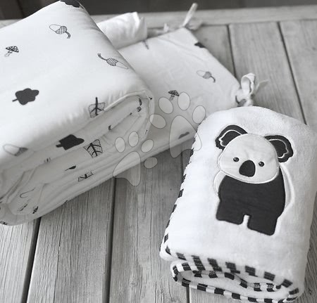 toTs - Set lenjerie pentru pătuţ Koala Bamboo Black&White toT's-smarTrike_1