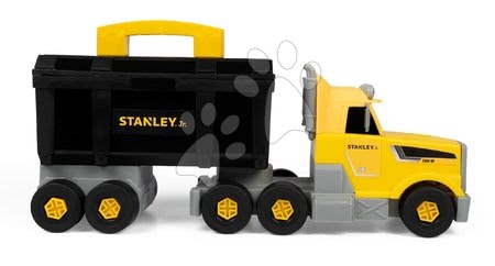 Játék szerelőasztalok - Munkás kamion daruval Stanley Smoby - 2