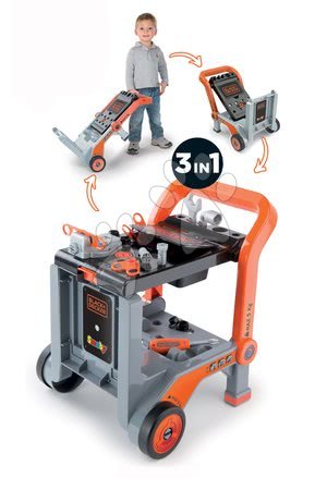 Pracovní dětská dílna - Pracovní dílna Black&Decker Devil Workmate 3v1 Smoby - 3