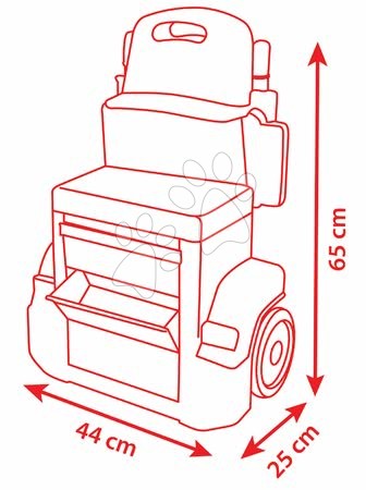 Kinderwerkstatt - Mack Truck Werkstatt mit Flash McQueen Cars XRS Auto Smoby - 5