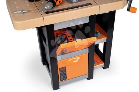 Kinderwerkstatt - Arbeitstisch  Black & Decker Open Bricolo Werkbank Smoby - 6
