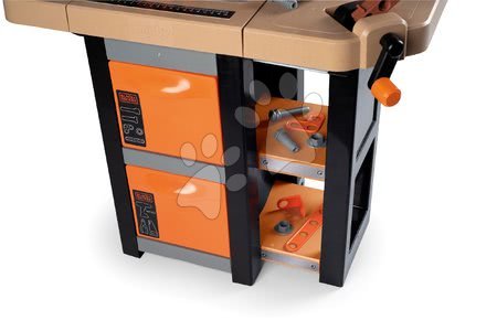 Kinderwerkstatt - Arbeitstisch  Black & Decker Open Bricolo Werkbank Smoby - 9