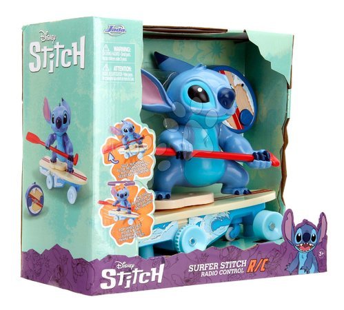 RC-Autos - Figúrka Stich na surfe s diaľkovým ovládaním RC Stitch Surfer Jada - 4