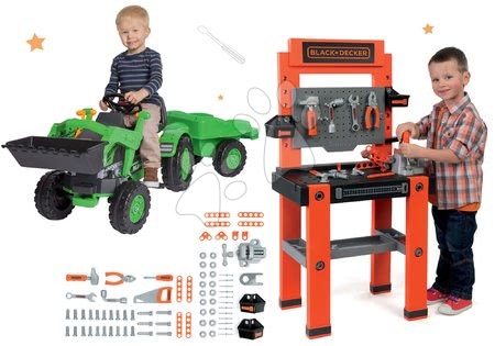 Set pracovní dílna se 79 doplňky Black+Decker Smoby