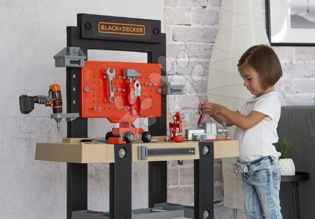  Smoby - Black&Decker DIY One Children's Workbench, Workshop, 79  Accessories, Includes Tools Such as Hammer, Screwdriver, from 3 Years  (7600360732) : Toys & Games