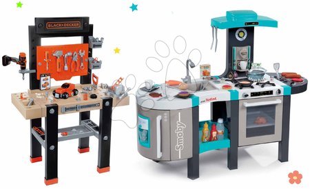 Dječja radionica setovi - Set radionica s bušilicom Black+Decker Smoby