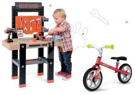 Otroška delavnica kompleti - Komplet delavnica Black+Decker Smoby