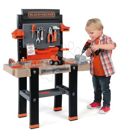 Játék szerelőasztal szettek - Szett munkapad Black+Decker Smoby_1