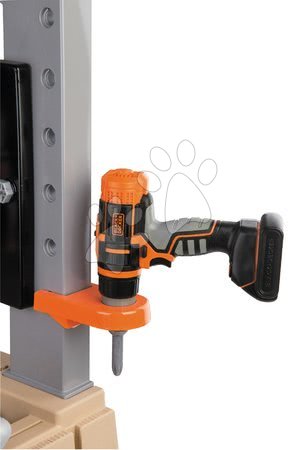 Warsztat dla dzieci - Stanowisko warsztatowe z wkrętarką akumulatorową Black&Decker Smoby - 4