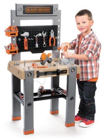 Warsztat dla dzieci - Stanowisko warsztatowe z wkrętarką akumulatorową Black&Decker Smoby - 2