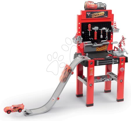 Játék szerelőasztal szettek - Szett szerelő kocsi Verdák Mack Truck Smoby - 14