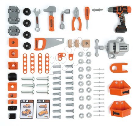 Detská dielňa a nástroje - Pracovná dielňa elektronická Bricolo Ultimate Workbench Black&Decker Smoby_1