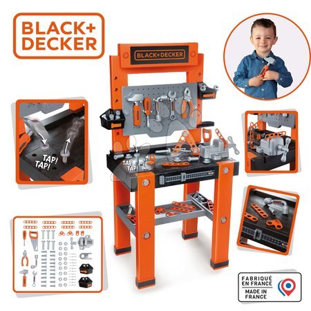 Otroška delavnica in orodje Smoby - Delavnica Bricolo One Workbench Black&Decker Smoby_1