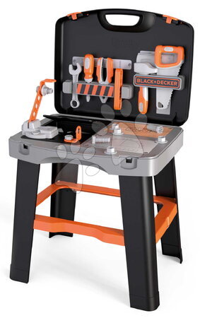 Werkbank und Werkzeuge für Kinder - Werkbank im Koffer Black&Decker Bricolo Smart Smoby