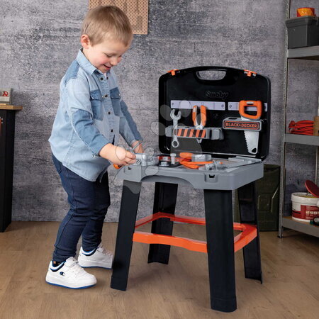 Pracovná detská dielňa - Pracovná dielňa v kufríku Black&Decker Bricolo Smart Smoby - 4