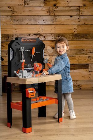 Kinderwerkstatt - Werkbank Bricolo Workbench Black&Decker Smoby - 5