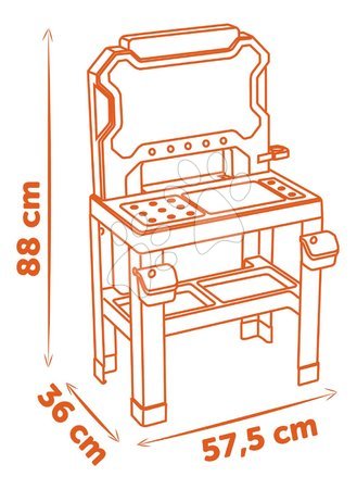 Kinderwerkstatt - Werkbank Bricolo Workbench Black&Decker Smoby - 3
