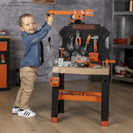Spielzeuge für Jungen | Seite 13 - Werkbank mit mechanischem Kran Bricolo Builder Black&Decker Smoby_1