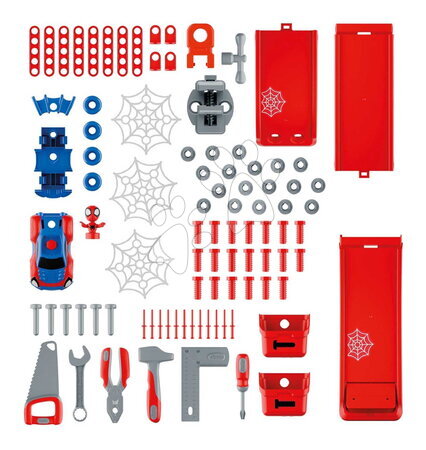 Spidey and His Amazing Friends - Barkácsműhely kisautóval Spidey Bricolo Center Marvel Smoby_1