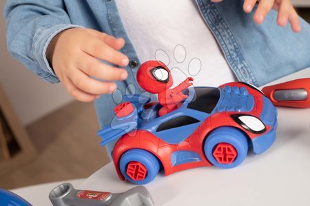 Pribor i alati - Kovčeg s autićem za sastavljanje Spidey Box Spidey Marvel Smoby - 12