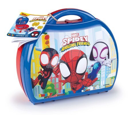 Otroška delavnica in orodje - Kovček z orodjem in avtomobilčkom Spidey Box Spidey Marvel Smoby_1