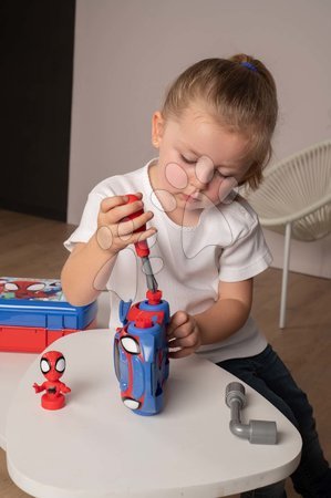 Oprema in orodje - Kovček z orodjem in avtomobilčkom Spidey Box Spidey Marvel Smoby - 4