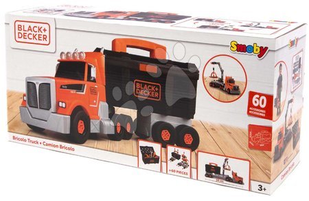 Otroška delavnica - Tovornjak z delovnim kovčkom Black&Decker Truck Smoby_1