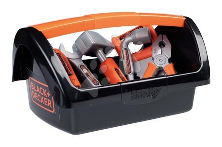 Unelte - Valiză cu unelte de lucru Black&Decker Tool Box Smoby