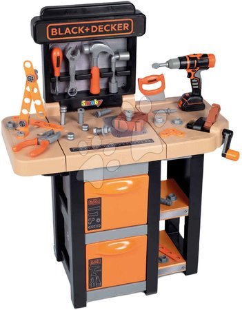 Kinderwerkstatt und Werkzeuge - Werkstatt Open Bricolo Workbench Black&Decker Smoby