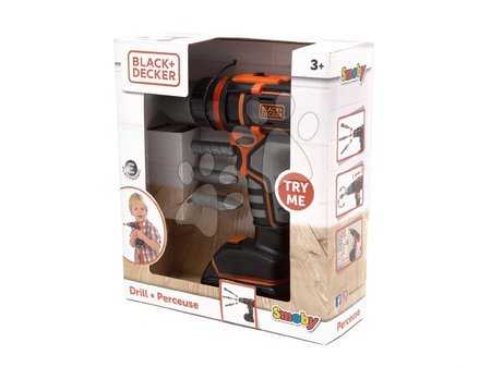 Detská dielňa a nástroje - Vŕtačka elektronická Black&Decker Electrical Drill Smoby_1