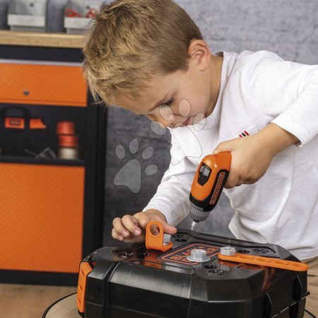 Werkzeuge und Instrumente - Werkzeugkoffer mit Bohrmaschine Bricolo Case Black&Decker Smoby - 2