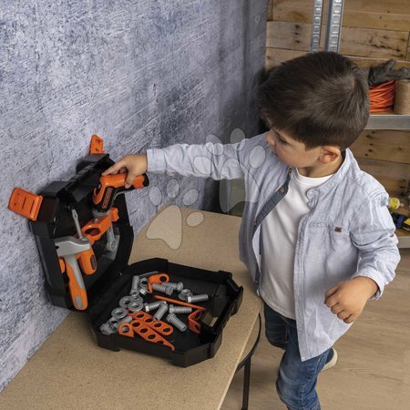 Werkzeuge und Instrumente - Werkzeugkoffer mit Bohrmaschine Bricolo Case Black&Decker Smoby - 3
