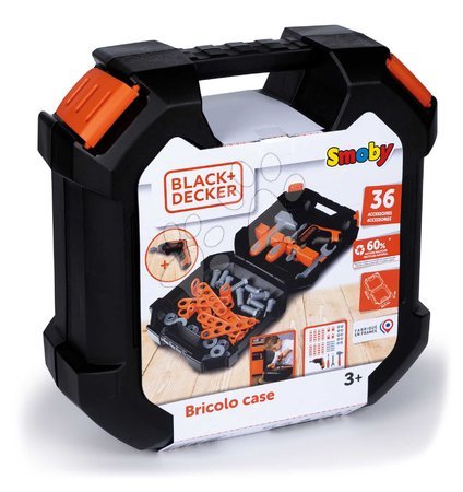 Werkzeuge und Instrumente - Werkzeugkoffer mit Bohrmaschine Bricolo Case Black&Decker Smoby - 7