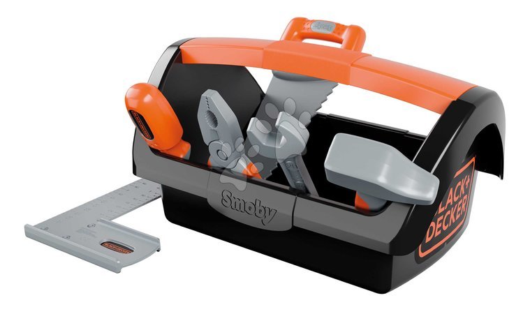 Werkbank und Werkzeuge für Kinder vom Hersteller Smoby | Seite 3 - Werkzeugkoffer mit Werkzeug Tool Box Black&Decker Smoby