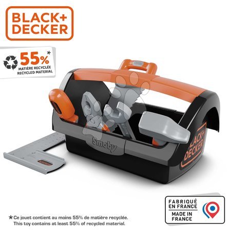 Werkbank und Werkzeuge für Kinder vom Hersteller Smoby | Seite 3 - Werkzeugkoffer mit Werkzeug Tool Box Black&Decker Smoby_1