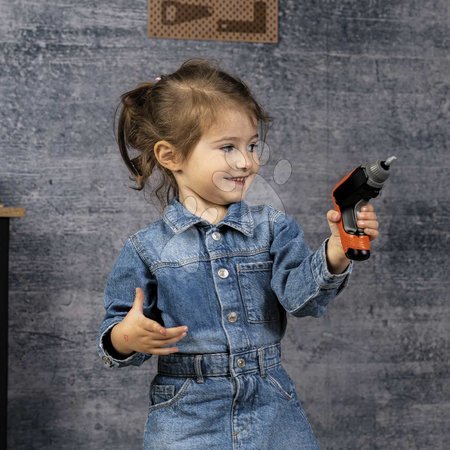 Kinderwerkstatt - Lkw mit Werkzeugkoffer und Werkzeug Bricolo Truck Black&Decker Smoby - 4