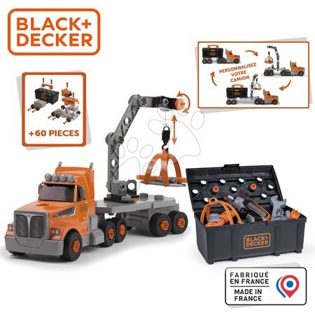 Werkbank und Werkzeuge für Kinder vom Hersteller Smoby | Seite 2 - Lkw mit Werkzeugkoffer und Werkzeug Bricolo Truck Black&Decker Smoby_1