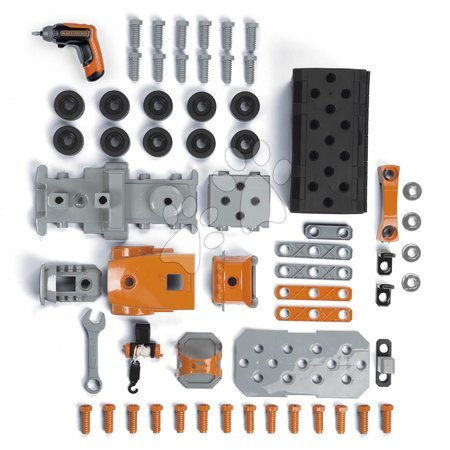 Kinderwerkstatt - Lkw mit Werkzeugkoffer und Werkzeug Bricolo Truck Black&Decker Smoby - 2