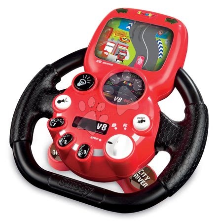 Trenažér pro děti - Elektronický volant City Driver Smoby - 1