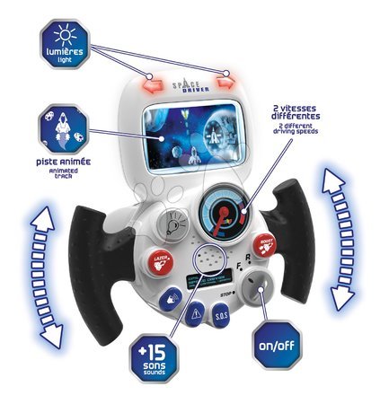 Mașinuțe și simulatoare - Set simulator electronic Universul Space Driver Smoby _1